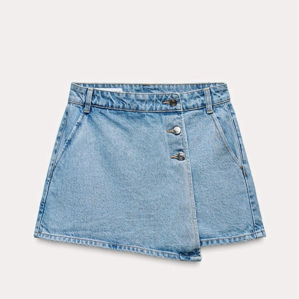 Zara denim skort